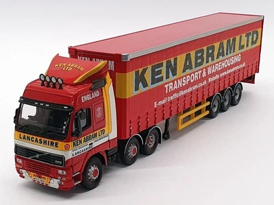 Corgi 1/50 Scale CC12411 - Volvo Curtainside Truck & Trailer - Abram - Image 1 of 4