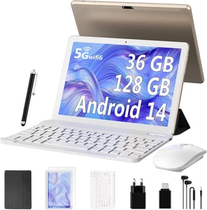 10 Pollici Android 14 Tablet in Offerta Octa-Core 2.0 Ghz, 5Gwifi 6, 36GB RAM+12 - Foto 1 di 12