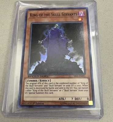 Yu-Gi-Oh King of The Skull Servants SBLS-EN031 Super Rare 1st Edition Near Mint - Image 1 of 2
