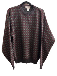 Tricots St Raphael Men’s Merino Wool Sweater L Vintage Uruguay Knit Crewneck - Picture 1 of 3