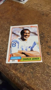 Topps Football Charlie Joiner 1981 #496 - Imagen 1 de 2