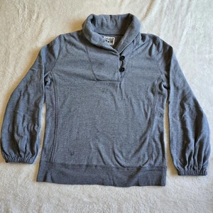 Converse All Star Men’s Gray Pullover Sweater Size XL Long Sleeve Shawl Collar - Picture 1 of 16