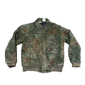 Rasco FR Men's Jacket S-REG Flame Resistant Cajun Work Wear Camo Full Zip Denim - Picture 1 of 7