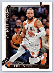 Base #14 Topps NBA 2025-26 Jalen Brunson New York Knicks - Imagen 1 de 2