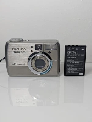 Pentax Optio 330 3.34MP Digital Camera (Tested Working)  - Image 1 of 4