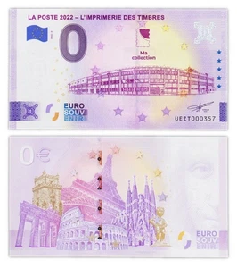LA POSTE 2022 - L'IMPRIMERIE DES TIMBRES - Billet Touristique 0 euro -Neuf / UNC - Picture 1 of 1