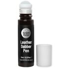 DARK BROWN Leather Dabber 10ml for bags, shoes, purses, car seats, furniture etc
