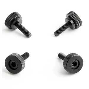 Niceyrig 4 Stck. M5x16 mm Handschraube Adapter Flach Rändelkopf Daumenschrauben Schrauben - Bild 1 von 8
