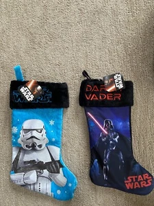 Darth VADER & Stormtrooper 2 Set "B" STAR WARS MEDIAS Navidad FIESTAS DE NAVIDAD - Imagen 1 de 4