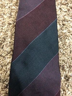 Corbata Bianchi Hombre 100% Seda Hecha en Italia Rayas Foto 1 de 4