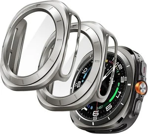 Schutzhülle mit Schutzfolie für Samsung Galaxy Watch Ultra 47mm Titan Natur - Bild 1 von 6