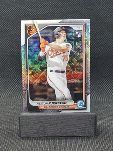 HESTON KJERSTAD Bowman Chrome ROOKIE “MOJO” REFRACTOR SP Parallel Variation RC - Picture 1 of 6