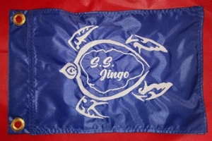 Personalized HAWAIIN TURTLE Safety Flag UTV ATV JEEP Recumbent Trike Made to fit - Picture 1 of 4