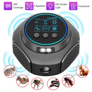 4-in-1 Ultrasonic Rodent Repellent Pest Repeller Mouse Blocker Rat Deterrent - Picture 1 of 23