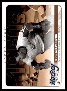 2011-12 Upper Deck Hockey Heroes 1950s / 1960s Alex Delvecchio Wings #HH7