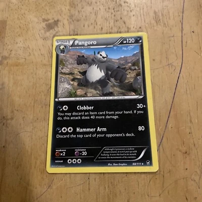 Pangoro 68/111 - Pokemon XY Furious Fists Card - Image 1 of 2