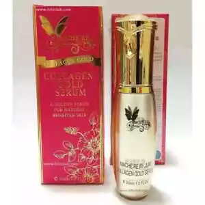 Machere Colágeno Gold Serum Crema Nature Brighten Tighten Premium Skin Face 30ml - Imagen 1 de 12