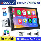 Single Din 9 Car Stereo Wireless Carplay Android Auto Ips Screen Hd Player And Cam