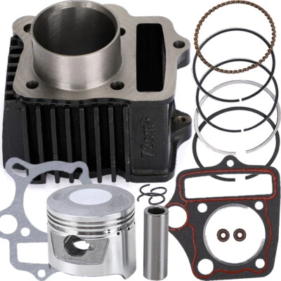 For Honda CT70 CRF70 XR70 ATC70 TRX70 Top End Rebuild Kit Cylinder Piston Gasket - Image 1 of 4