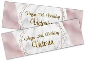 x2 Póster personalizado de decoración de fiesta para niños con pancarta de cumpleaños 46 - Imagen 1 de 4
