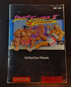 Street Fighter II Turbo | Super Nintendo | SNES | Anleitung | Original | SNS-T1-USA - Bild 1 von 5