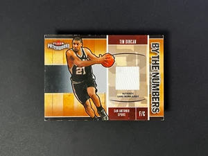 Tim Duncan 2003-04 Fleer Patchworks Jersey Patch Spurs Game-Worn Card BTN/TD - Picture 1 of 10