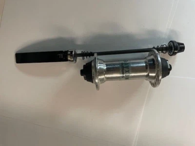 Lot of Five Vintage Shimano Nexave Parallax Front hub & skewer T400 36h HB24x5 - Image 1 of 4