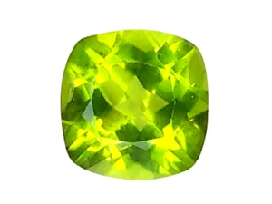 1,82 cts grüner Peridot Kissenform lose Edelsteine " siehe Video " - Bild 1 von 3