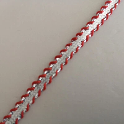 5 Yards 0.5mm Wide Ric Rac Rick Rack Trim Lace Christmas Colors - Image 1 of 3