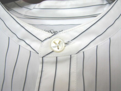 SAINT LAURENT (YSL) Camicia abito nuova con etichette YVES SAINT LAURENT RIVA SINISTRA 42 16 ITALIA