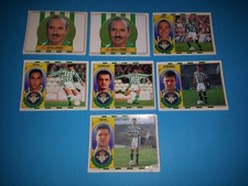7 Cromos REAL BETIS BALOMPIE Liga 96/97 (1996/1997) de Colecciones Este