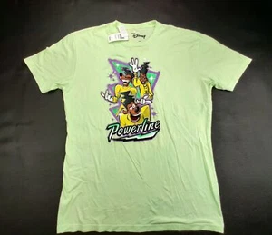 Disney Powerline Men's Large Light Green Short Sleeve T-Shirt "New" - Picture 1 of 8