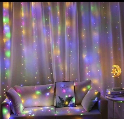 Curtain String Light Indoor(multi color) - Image 1 of 4
