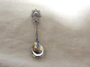 Vintage Holland Silverplate Master Salt Spoon Dutch Girl 2-3/4” - Picture 1 of 6