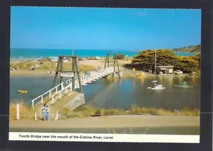 D5203 Australia V Lorne Trestle Bridge Erskine River NCV postcard - Picture 1 of 2