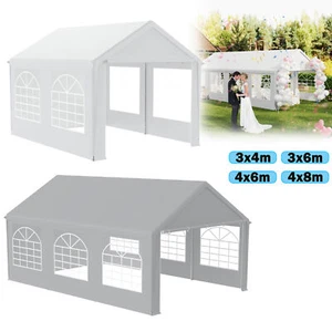 Festzelt Gartenpavillon 3x4m/3x6m 4x6m/4x8m wasserfest Party Zelt PE Pavillon DE - Bild 1 von 20