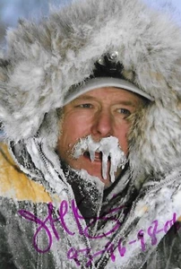 Foto firmada por Jeff King 4x6 Leyenda Iditarod Deportes Raro Certificado de Autenticidad ¡MIRA! - Imagen 1 de 1