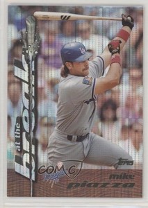 1995 Topps Traded & Rookies At the Break Power s Mike Piazza #6 HOF