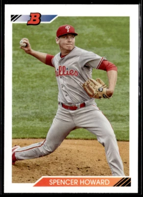 2020 Bowman Heritage #BHP55 Spencer Howard Phillies - Image 1 of 2