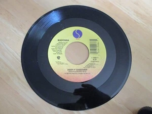 MADONNA - KEEP IT TOGETHER B/W - SAME,INSTR. VG++, 1989 - Picture 1 of 1
