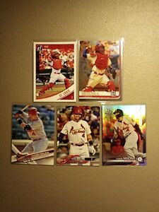 Yadier Molina, 5 Card Lot, Donruss Name Variation And 4 Others.