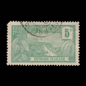 Guadeloupe, Scott 58, Harbor at Basse-Terre, 1905-1927, used, 109326 - Picture 1 of 2