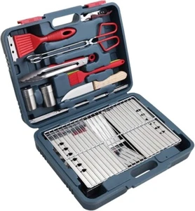 Grill Accessories, Portable Camping Kitchen Utensil Set, BBQ Tools Set - Picture 1 of 7