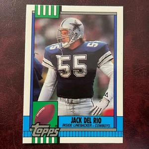 1990 Topps TIFFANY Set JACK DEL RIO #488 DALLAS COWBOYS ** MINT ** HIGH GRADE - Picture 1 of 2