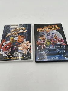 Lot of 2 Muppets From Space and The Muppets Take Manhattan DVDs Jim Henson - Picture 1 of 2