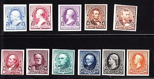 US 219P4-229P4 Plate Proofs on Card VF SCV $585 - Picture 1 of 2