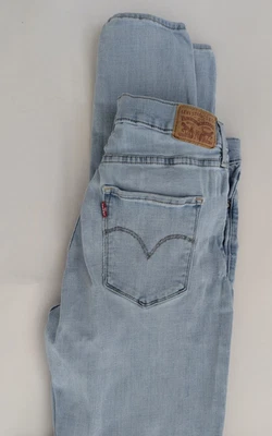 Levi's 311 Shaping Skinny Light Blue Denim Jeans W30 L32 - Image 1 of 4