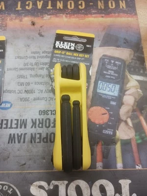 KLEIN 70571 HEX KEY SET 5 KEYS 3/16-3/8 SAE - Image 1 of 4