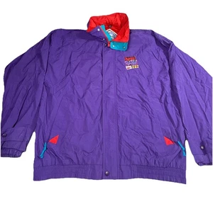 Vintage Gear for Sports Windbreaker Jacket XL 90s Monster Bash Pepsi Purple RARE - Picture 1 of 17
