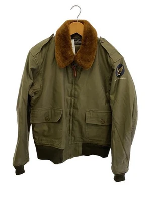 Chaqueta de Vuelo Buzz Rickson's BR10450 Algodón Caqui Talla 40 #EK ZDA Foto 1 de 4